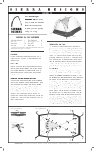 Manual Sierra Designs Pampero V.2 Tent