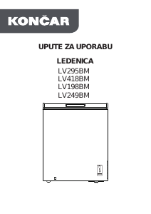 Priručnik Končar LV249BM Zamrzivač
