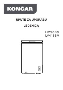 Handleiding Končar LV418BM Vriezer