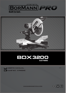 Εγχειρίδιο Bormann BDX3200 Φαλτσοπρίονο