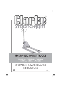 Manual Clarke PT 685GAL Forklift Truck