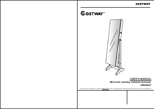 Handleiding Costway HW65947 Spiegel