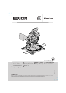 Manual Dexter J1G-ZP1A-210D Mitre Saw