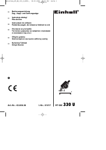 Bedienungsanleitung Einhell RT-SM 330 U Gehrungssäge