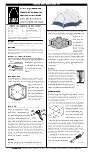 Manual Sierra Designs Stretch Dome Expedition AST Tent