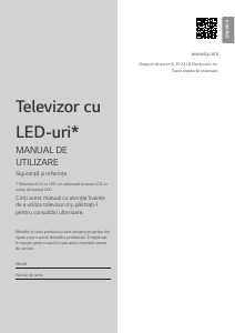 Manual LG 50UR75003LK Televizor LED