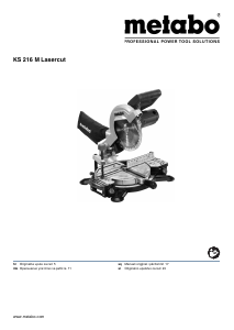 Прирачник Metabo KS 216 M Lasercut Пила за косо сечење