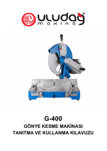 Manual Uludag G-400 Mitre Saw