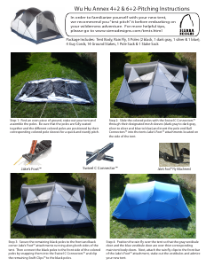 Manual Sierra Designs Wu Hu 6+2 Tent