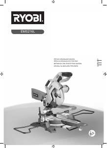 Návod Ryobi EMS216L Pokosová píla