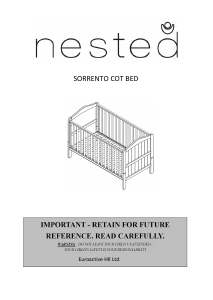 Handleiding Nested Sorrento Babybed