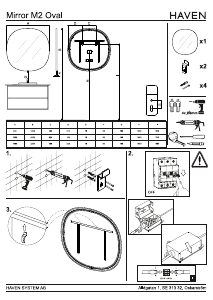 Handleiding Haven M2 Oval Spiegel