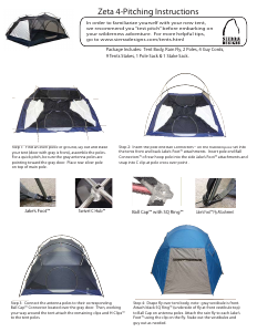 Manual Sierra Designs Zeta 4 Tent