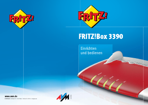 Bedienungsanleitung Fritz! Box 3390 Router