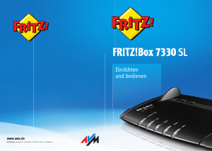 Bedienungsanleitung Fritz! Box 7330 SL Router