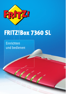 Bedienungsanleitung Fritz! Box 7360 SL Router