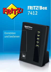 Bedienungsanleitung Fritz! Box 7412 Router