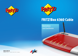 Bedienungsanleitung Fritz! Box 6360 Router