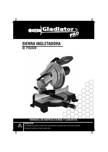 Manual de uso Gladiator SI 710/220 Sierra de inglete