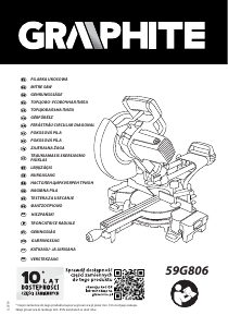 Handleiding Graphite 59G806 Verstekzaag