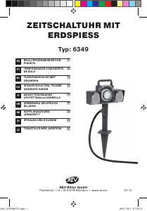 Käyttöohje REV 6349 Aikakytkin