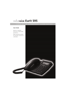 Manual Swissvoice Eurit 595 Phone