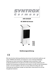 Bedienungsanleitung Syntrox AC-80W-8L Breeze Ventilator