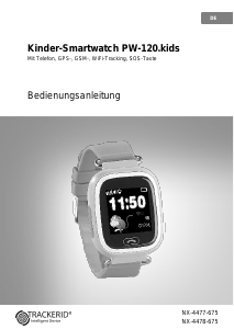 Bedienungsanleitung TrackerID NX-4478-675 PW-120.kids Smartwatch