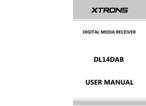 Handleiding XTRONS DL14DAB Autoradio