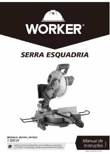 Manual Worker 981915 Serra de esquadria