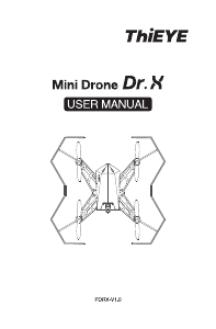 Manual de uso ThiEYE Dr. X Drone