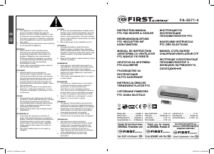 Handleiding First Austria FA-5571-4 Kachel