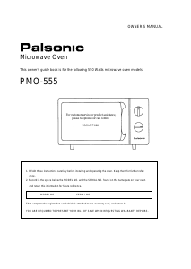 Handleiding Palsonic PMO-555 Magnetron