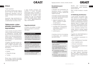 Használati útmutató Graef MS 61 Tejhabosító