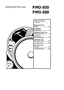 Handleiding Palsonic PMO-888 Magnetron