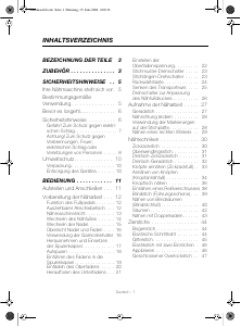 Bedienungsanleitung Yamata FY760 Nähmaschine