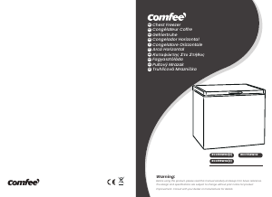 Manual de uso Comfee RCC199WH2(E) Congelador