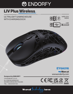 Manual Endorfy EY6A016 LIV Plus Mouse