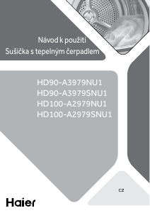 Manuál Haier HD90-A3979SNU1 Sušák