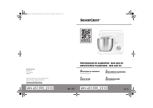 Bedienungsanleitung SilverCrest IAN 451590 Standmixer