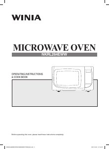 Manual Winia NKRL264EWW Microwave