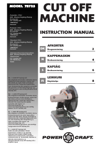 Bruksanvisning Power Craft 78725 Kappsag