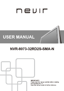 Manual de uso Nevir NVR-8073-32RD2S-SMA-N Televisor de LED