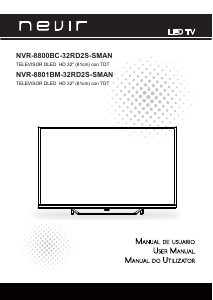 Manual de uso Nevir NVR-8801BM-32RD2S-SMAN Televisor de LED