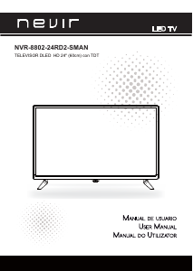 Handleiding Nevir NVR-8802-24RD2-SMAN LED televisie