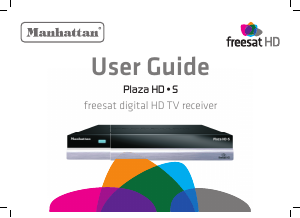 Bruksanvisning Manhattan Plaza HD-S (Freesat) Digitalmottagare