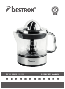 Instrukcja Bestron ACJ350BW Wyciskarka do cytrusów