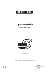 Brugsanvisning Blomberg GVN 16S103 Opvaskemaskine