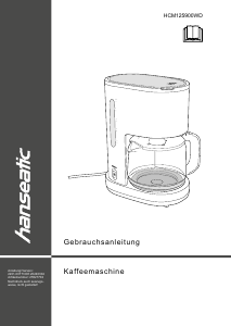Bedienungsanleitung Hanseatic HCM125900WD Kaffeemaschine