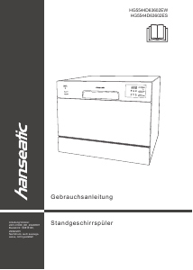 Handleiding Hanseatic HG5544D63602EW Vaatwasser